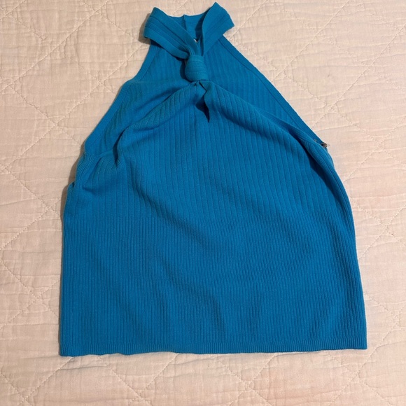 a new day Tops - NWT Target Blue Halter Top